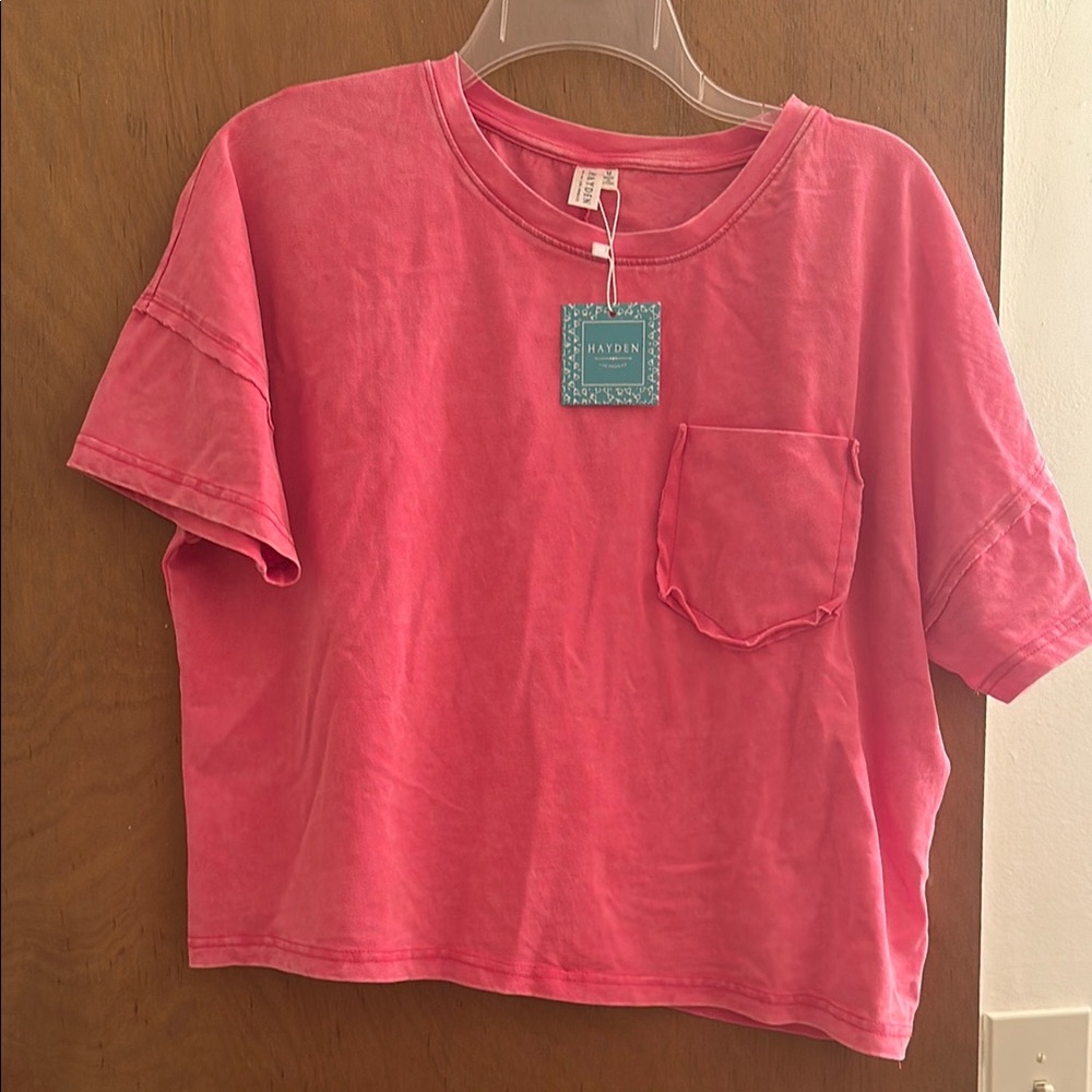 Hayden Pink Short Sleeve Tee